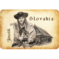 Magnetka drevená Jánošík Slovakia
