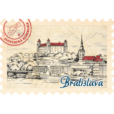 Magnetka známka Bratislava 10