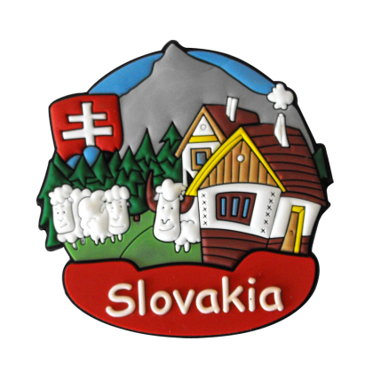 Magnetka gumová Slovakia 1a